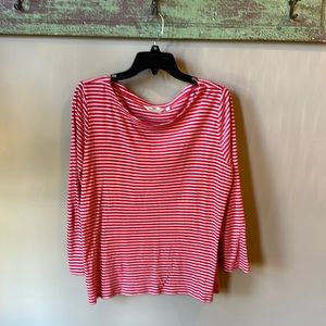 Striped Boatneck Simple Tee, Vineyard Vines, XL